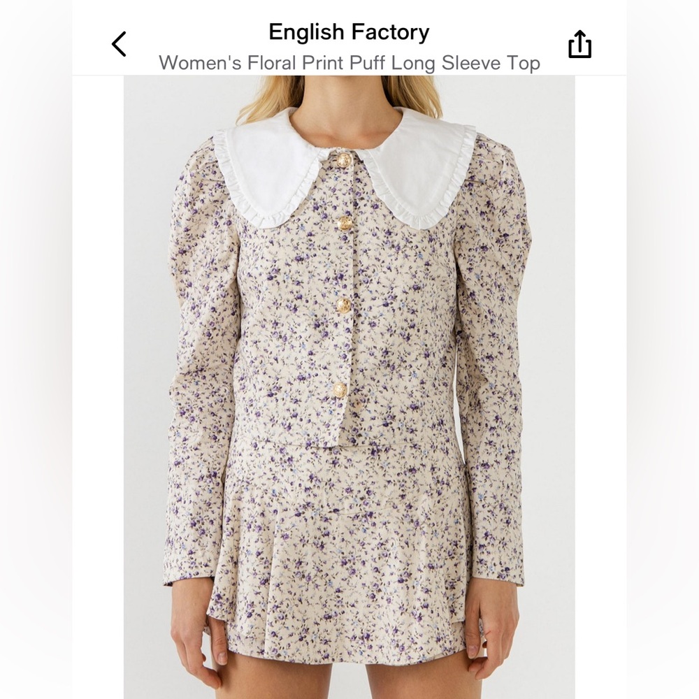 Floral Long Sleeve set